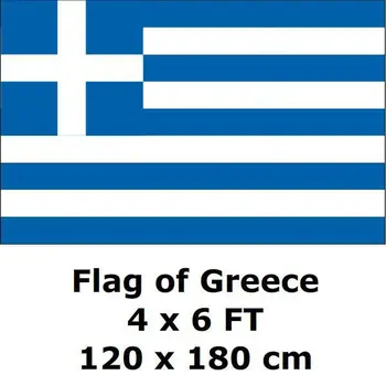 Grécka Vlajka 120 x 180 cm 100D Polyester Veľká grécka Vlajky A Transparenty štátna Vlajka Krajiny Banner