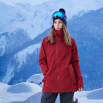Gsou Snehu vonkajší snowboardová bunda ženy zime, vetru nepremokavé teplé priedušná lyžiarske oblek 2017 novú veľkosť XS S M L