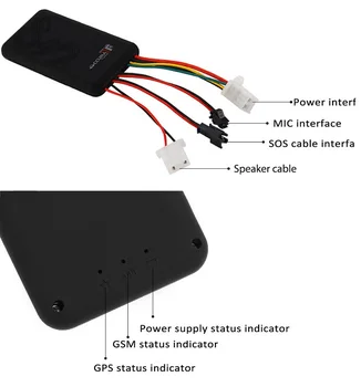 GT06 Auto GPS Tracker SMS GSM GPRS Vozidla on-Line Systém pre Sledovanie Monitora Diaľkové Ovládanie, Alarm na Motocykel, Auto Locator