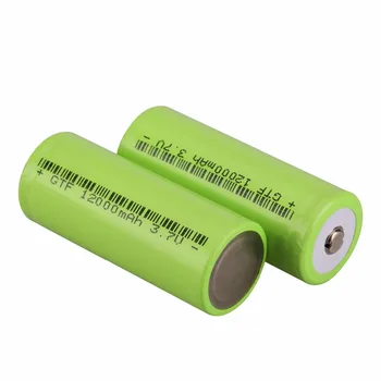GTF 4 KS 26650 Tip 12000 mAh 26650 Lítium-Ion 3,7 V dobíjacie batérie Vhodné pre baterky