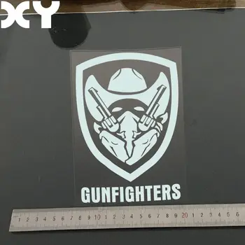 Gunfighters Reflexné Pásky Nepremokavé Auto Nálepky A Vinylové Nálepky Kvalitné Motocyklové Nálepky Drop Shipping