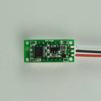 GWUNW BY336V DC 0-99.9 V (100V) 3 bit 0.36 palcový digitálny voltmeter Panel Meter červená modrá zelená žltá