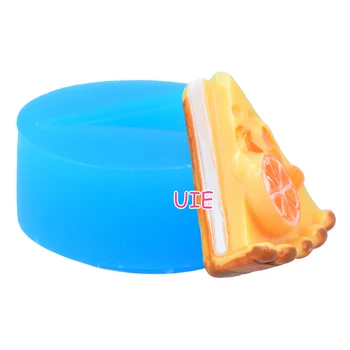 GYL043U 29.6 mm Orange Koláč Silikónové Push Formy na Tortu Zdobenie Nástroje Fondant, Dezert, Cookie, Sušienky, Čokoláda, Živice Plesní