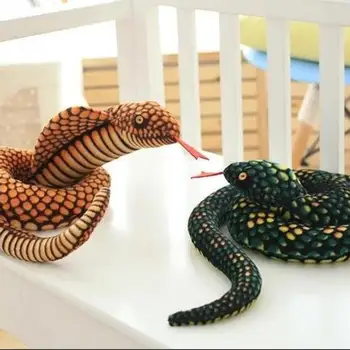 Had plyšové hračky veľký vankúš bábika Zodiaca Simulácia had Cobra Python vzor rekvizity Špeciálne darčeky pre deti 100 CM