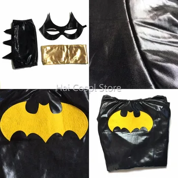 Halloween Batman Kostým pre Dospelých Žien Setin Šaty s Maskou Maska pre Strašidelné Strany Ženský Oblek