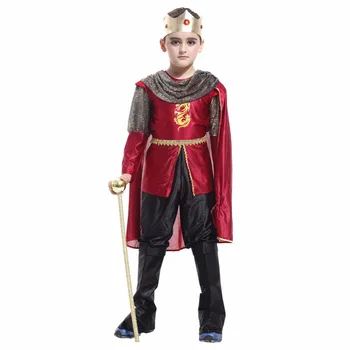 Halloween Purim Karneval Kráľ, Princ Kostým pre Chlapca Chlapcov Deti Deti Fantasia Infantil Cosplay Oblečenie Set sa