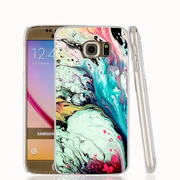 HAMEINUO Akvarel Mramor, Zlato prípade mobilného telefónu kryt pre Samsung Galaxy S7 okraji PLUS S8 S6 S5 S4 S3 MINI
