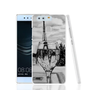 HAMEINUO Eiffelova Veža v Paríži Kryt telefónu Prípade huawei Ascend P7 P8 P9 lite plus G7 G8 česť 5C 2017