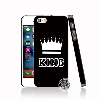 HAMEINUO Kráľ, Kráľovná VAŠE BANE Kryt puzdro pre iphone 4 4s 5 5s SE 5c 6 6 7 8 X plus samsung S3 S4 S5 S6 S7 mini OKRAJI Poznámka 3 4 5