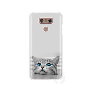 HAMEINUO mačka kitty zelené oči roztomilý zvierat pet prípade kryt telefónu LG G6, G5 K10 M250N M250 2017 2016
