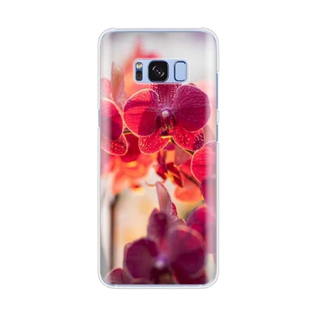 HAMEINUO Plochu, tapety, zadarmo kvet orchidey prípade mobilného telefónu kryt pre Samsung Galaxy S7 okraji PLUS S8 S6 S5 S4 S3 MINI