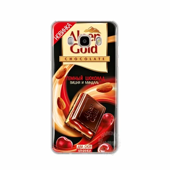 HAMEINUO čokoláda potravín package ruskej krytu telefón puzdro pre Samsung Galaxy J1 J2 J3 J5 J7 MINI ACE 2016 prime