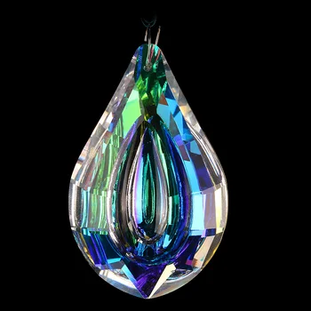 H&D 76 mm Nové Domáce Dekorácie Pekný Luster Listry De Cristal Hranoly Časti Crystal Prívesky Pre Lustre