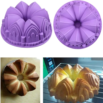 Happy Birthday Koruny 3D Tvarované Silikónové DIY Pečenie Nástroj Plesní, Čokoláda, Pečivo, Cukrovinky, Želé Tortu Formy Zdobenie Nástroje