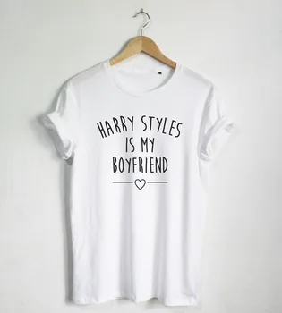 Harry Štýly je môj priateľ T-shirt Citát tričko Fashion Blogger Lumbálna Unisex Tričko Ďalšie Veľkosti a Farby-A807