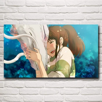 Hayao Miyazaki Odvážneho Preč Anime Film Umenie Hodváb Plagát, Tlač 11x20 16x29 Palcov Domov Stenu Decor Maľovanie Doprava Zadarmo