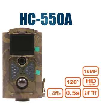 HC-550A Vonkajšie Poľovnícky Chodník Fotoaparát, 16 MP 1080P Wild Fotoaparát HC550A Domov Surveillance Camera Fotografií Pasce HC 550A