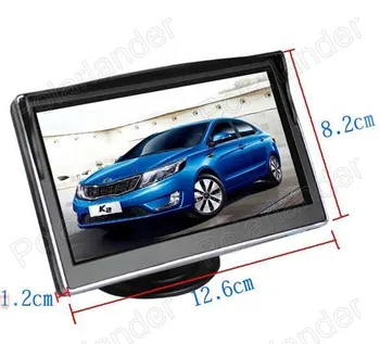 HD digitálny TFT LCD Displej 5 Palcový LCD Auto Farebný Monitor Zálohy spätné Kamery, DVD zadnej strane priority obojsmerná AV