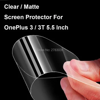 HD Jasné / Anti-Glare Matný Screen Protector Pre OnePlus 3 A3000 / 3T A3010 5.5