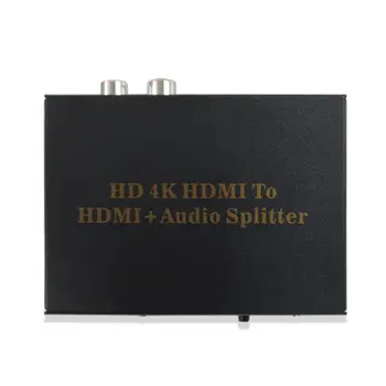 HDMI audio extractor HDMI V1.4 podpora 4K*2K HDMI audio spdif converter Adaptér s napájacím adaptérom pre DVD PC PS4