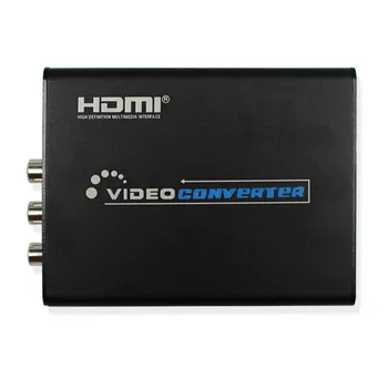 HDMI RCA AV+S VIDEO Converter Adaptér HDMI2AV Converter, 1080P HD Video Converter Box High Definition Multimedia Interface