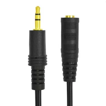 Headset AUX Audio Kábel Počítača, Audio 3,5 mm Jack Predĺžiť Linku Reproduktor, Slúchadlá Predlžovací Kábel Mužov a Žien Kábel Pre PC