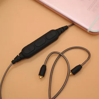 Hifi MMCX port bezdrôtový adaptér Bluetooth športové kábel Pre Shure SE215 SE535 UE900 Slúchadlá Bluetooth adaptér konektor pre headset