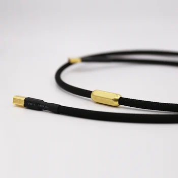 Hifi USB Kábel Vysokej Kvality, Typu A na Typ B Hifi Dátový Kábel Pre DAC, USB kábel