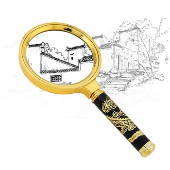 High-definition optická Ručné 10X magnifying glass, optické prístroje, zväčšovacie sklo čítanie sledovať opravy Šperkov loupe