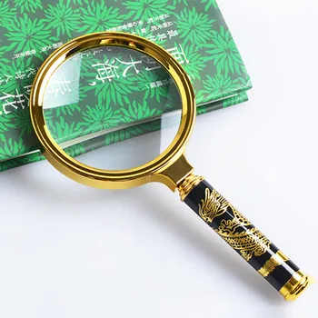 High-definition optická Ručné 10X magnifying glass, optické prístroje, zväčšovacie sklo čítanie sledovať opravy Šperkov loupe