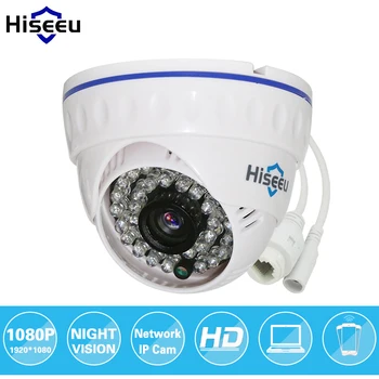 Hiseeu 1080P 2.0 MP Rodiny Mini Dome Bezpečnostné IP Kamera, ONVIF 2.0 krytý IR Nočné Videnie P2P ping HCR512