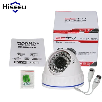 Hiseeu AHDH 1080P Rodiny Mini Dome Bezpečnostné Analógové CCTV Kamery vnútorné IR Nočné Videnie Plug and Play ping AHCR512