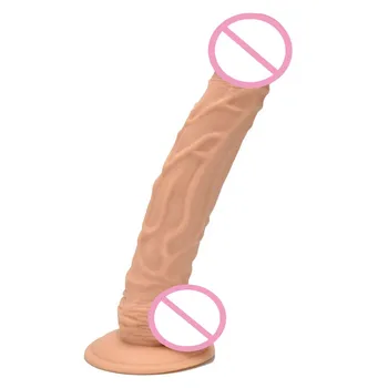 Hismith Realistické Sex Dildo 4 Štýl veľkosti faloimitator Flexibilné Penis Silné prísavky nepremokavé TPE Dick Sexuálne hračky pre ženy