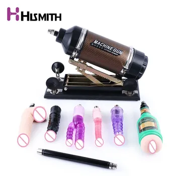 Hismith Sex Stroj pre ženy s 8 rôznych príloh Čerpanie & Tlačením Nastaviteľné Láska guľomet sex produkty