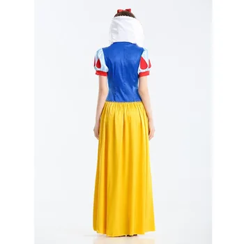 Hitmebox Dospelých Snow White Kostýmy Alice Sexy Cosplay Oblečenie Žien Princezná Maškarný Party Dlhé Šaty pre Halloween
