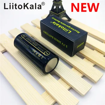 HK LiitoKala lii-50A 26650 5000mah lítiová batéria 3,7 V 5000mAh 26650 nabíjateľná batéria 26650-50A vhodné pre flashligh NOVÉ