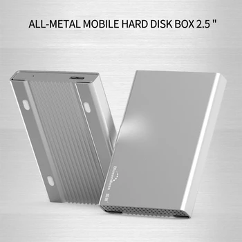 Hliníkové HDD Enclosure Mobile Pevného Disku Box USB 3.0 2.5