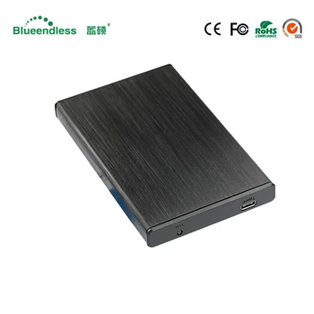 Hliníkový externý hdd enclosure HDD SSD sata na usb Typu C 3.1 vysokých rýchlostiach hdd usb adaptér hdd 2.5 externý pevný disk prípade