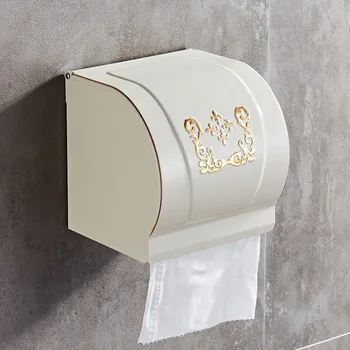 Hliníkový Vodotesný Kúpeľňa Toaletného Papiera Držiak Roll Tkaniva Box S Popolník Hotelovej Reštaurácii Papier Rack