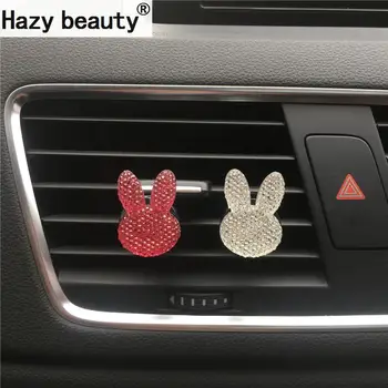 Hmlisté krásy, roztomilý králik uši, auto parfum Osviežovač Vzduchu Auto Auto-styling Parfumy 100 Originais