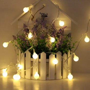 Hoilday Osvetlenie, Teplá Biela LED Loptu String Svetlá/USB/Batérie Poľa Nový Rok, Vianoce, Vonkajšie Vnútorné Dekoratívne Rozprávkových Svetiel na Čítanie