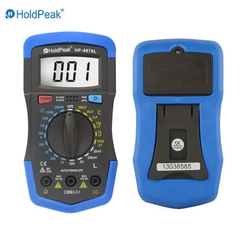 HoldPeak HP-4070L Digital Kapacita Merač Indukčnosti Meter LCR Meter Multimeter
