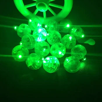 Home Decor Kolo Loptu Led Balón Svetlá Mini Flash Svietidlá Svietidla Vianočné Svadobné Party Dekorácie 50Pcs/veľa