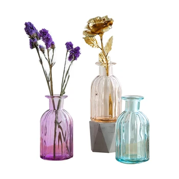 Home Decor Sklenené Vázy Európskeho Štýlu Módy Ručne Vyrábané Sklo Hydroponické Vázy Plochy Dekor Kvetináč