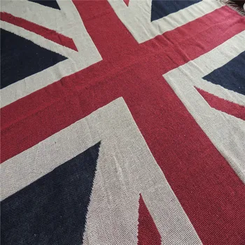 Home decor Úniu Jack gobelín bavlna polyester Americkej Vlajky niť deka stene koberec visí gauč podlahy kryt prehoz cez posteľ