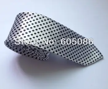 HOOYI leopard tlač kravatu slim väzby pre človeka strany polyester kravaty, 5cm 2018 darček