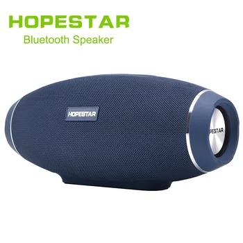 HOPESTAR H20 Bezdrôtový prenosný Bluetooth Reproduktor Rugby Vonkajšie Basy Efekt s mic Power charge Banka Pre Mobilné TV PC