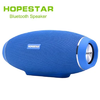 HOPESTAR H20 Bezdrôtový prenosný Bluetooth Reproduktor Rugby Vonkajšie Basy Efekt s mic Power charge Banka Pre Mobilné TV PC