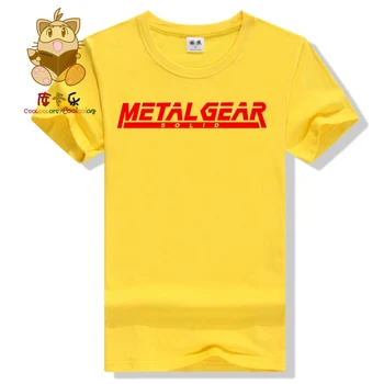 Horúce herné konzoly METAL GEAR SOLID tričko BIG BOSS koncept hráč farebné tee tričko ac189
