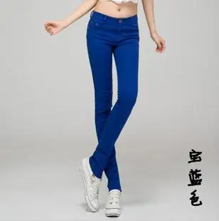 Horúce! Lacné ženy veľké veľkosti strečové džínsy, 21 farieb, veľkosť 25-31 veľkoobchod
